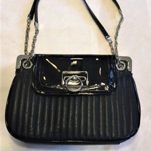 ANN TAYLOR Black Quilted Bag